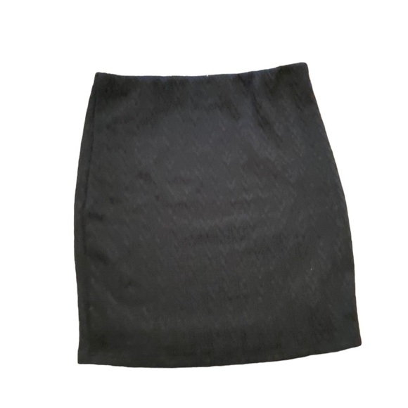 {IRIS} Knit Sweater Print Lined Elastic waist skirt - Picture 2 of 7